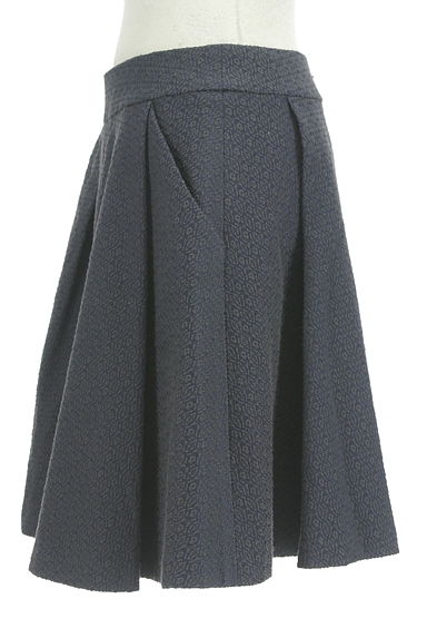 Lois CRAYON（ロイスクレヨン）の古着「ジャガードタックフレアミニスカート（ミニスカート）」大画像３へ