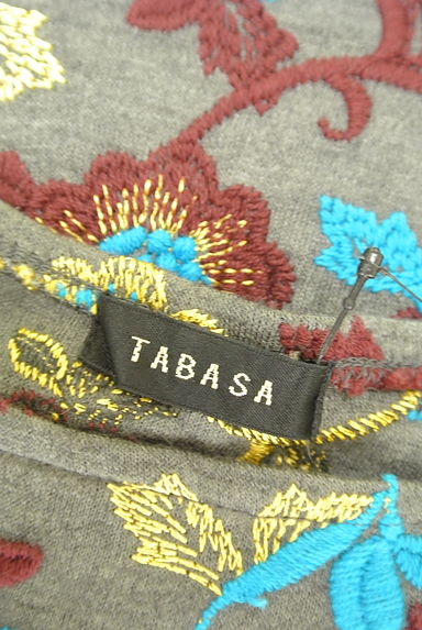 TABASA（タバサ）の古着「花刺繍フレアワンピース（ワンピース・チュニック）」大画像６へ