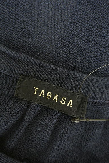 TABASA（タバサ）の古着「リネン混サマーニットカーディガン（カーディガン・ボレロ）」大画像６へ