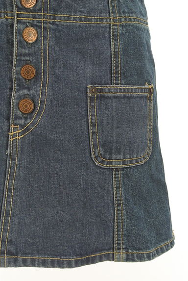 HYSTERIC GLAMOUR（ヒステリックグラマー）の古着「星柄ポケット切替デニムミニスカート（ミニスカート）」大画像５へ