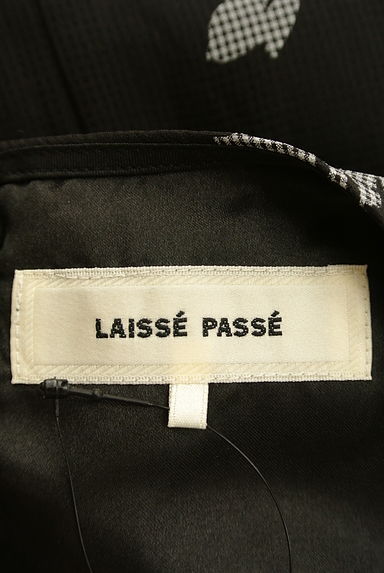 LAISSE PASSE（レッセパッセ）の古着「花柄シアーフレアスリーブワンピース（ワンピース・チュニック）」大画像６へ
