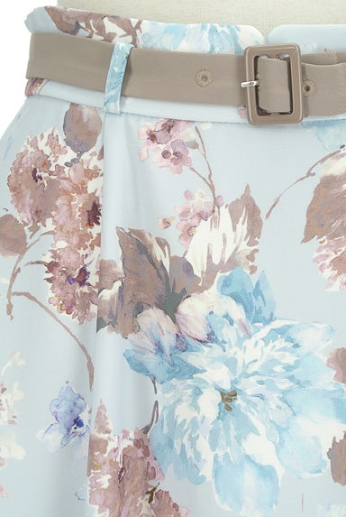LAISSE PASSE（レッセパッセ）の古着「ベルト付き花柄ミディスカート（スカート）」大画像４へ