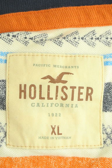 Hollister Co.（ホリスター）の古着「ネイティブ柄ボーダーポロシャツ（ポロシャツ）」大画像６へ