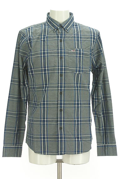 Hollister Co.（ホリスター）の古着「胸ポケットチェック長袖シャツ（カジュアルシャツ）」大画像１へ