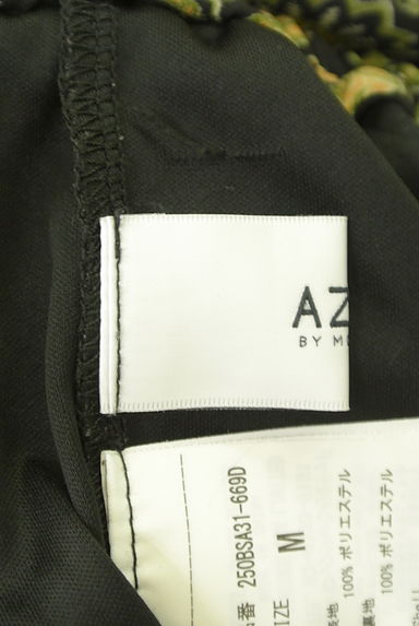 AZUL by moussy（アズールバイマウジー）の古着「ペイズリー柄シフォンパンツ（パンツ）」大画像６へ
