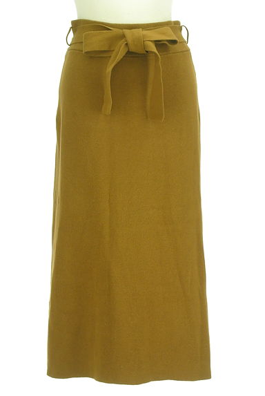 AZUL by moussy（アズールバイマウジー）の古着「ベルト付きミモレニットスカート（スカート）」大画像１へ