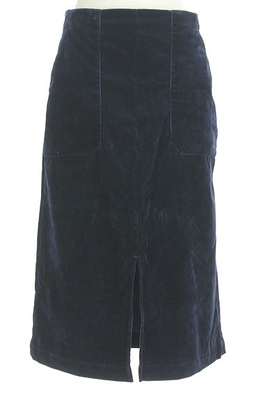 SLOBE IENA（スローブイエナ）の古着「ミモレ丈コーデュロイスリットスカート（ロングスカート・マキシスカート）」大画像１へ