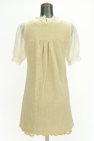 axes femme（アクシーズファム）の古着「シフォン切替ミニワンピース（ワンピース・チュニック）」大画像２へ