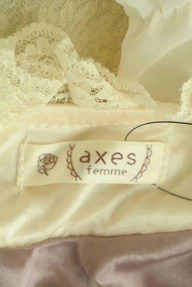 axes femme（アクシーズファム）の古着「シフォン切替ミニワンピース（ワンピース・チュニック）」大画像６へ