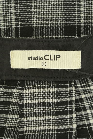 studio CLIP（スタディオクリップ）の古着「ロングチェックブラウス（カットソー・プルオーバー）」大画像６へ