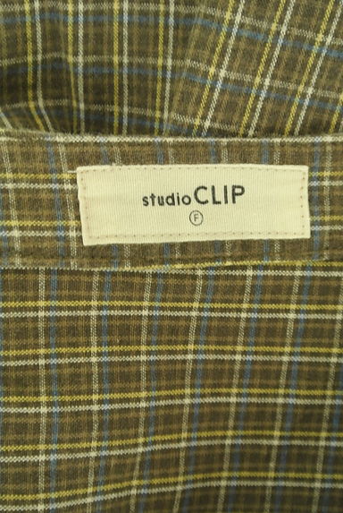 studio CLIP（スタディオクリップ）の古着「Ｖチェックオーバーシャツ（カジュアルシャツ）」大画像６へ