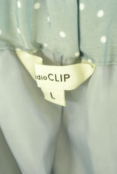 studio CLIP（スタディオクリップ）の古着「微光沢ドットロングスカート（ロングスカート・マキシスカート）」大画像６へ
