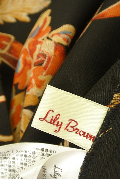 Lily Brown（リリーブラウン）の古着「チェーン×花柄アシメロングスカート（ロングスカート・マキシスカート）」大画像６へ