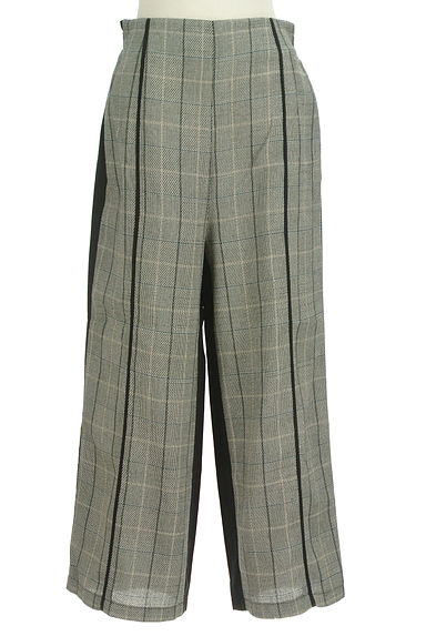 axes femme（アクシーズファム）の古着「前後切替チェック柄パンツ（パンツ）」大画像１へ