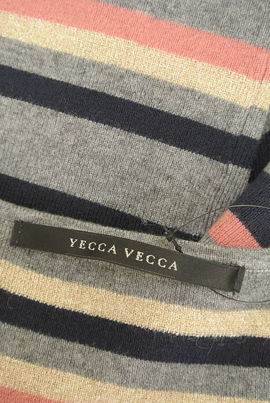YECCA VECCA（イェッカヴェッカ）の古着「ラメマルチボーダーニット（ニット）」大画像６へ
