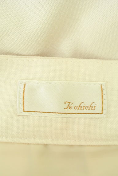 Te chichi（テチチ）の古着「リネンライク膝丈タックスカート（スカート）」大画像６へ
