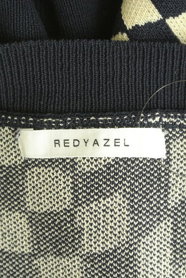 REDYAZEL（レディアゼル）の古着「リブ切替市松模様ショートニット（ニット）」大画像６へ