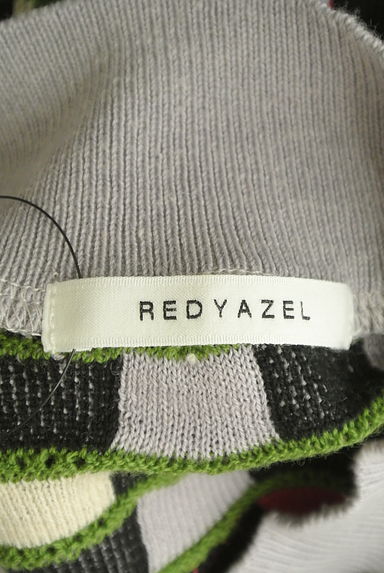 REDYAZEL（レディアゼル）の古着「リブ切替配色チェックニット（ニット）」大画像６へ