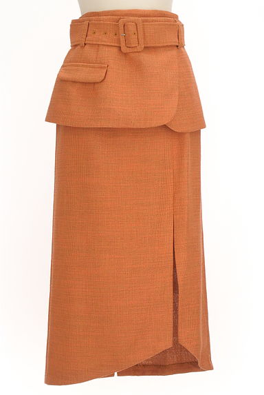 REDYAZEL（レディアゼル）の古着「ベルト付きペプラムロングスカート（ロングスカート・マキシスカート）」大画像１へ