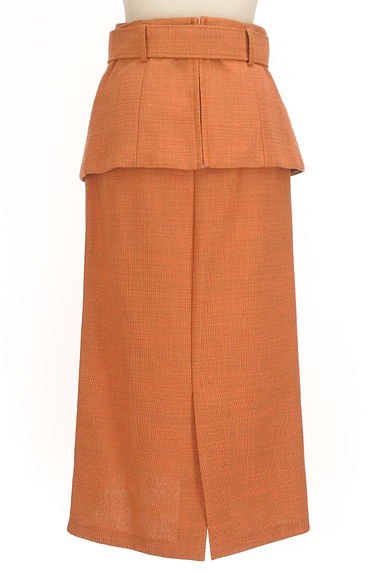 REDYAZEL（レディアゼル）の古着「ベルト付きペプラムロングスカート（ロングスカート・マキシスカート）」大画像２へ