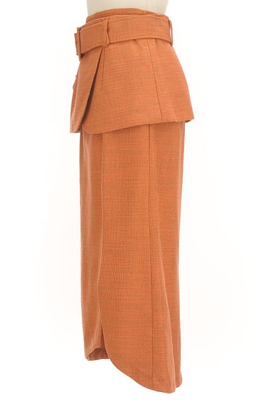 REDYAZEL（レディアゼル）の古着「ベルト付きペプラムロングスカート（ロングスカート・マキシスカート）」大画像３へ