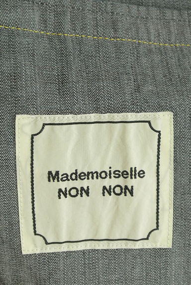 Mademoiselle NON NON（マドモアゼルノンノン）の古着「８分袖デニムテーラードジャケット（ジャケット）」大画像６へ