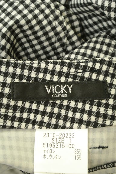 VICKY（ビッキー）の古着「サイドギャザーギンガムチェック柄パンツ（パンツ）」大画像６へ