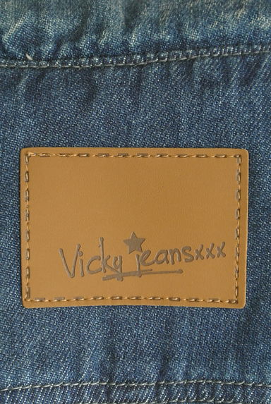 VICKY（ビッキー）の古着「ミドル丈デニムブルゾン（ブルゾン・スタジャン）」大画像６へ