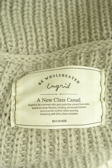 Ungrid（アングリッド）の古着「オフタートルボーダーニット（セーター）」大画像６へ
