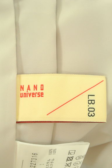 nano・universe（ナノユニバース）の古着「ハイウエストタックワイドパンツ（パンツ）」大画像６へ