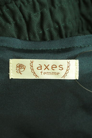axes femme（アクシーズファム）の古着「フロッキー薔薇柄膝丈フェミニンワンピース（ワンピース・チュニック）」大画像６へ