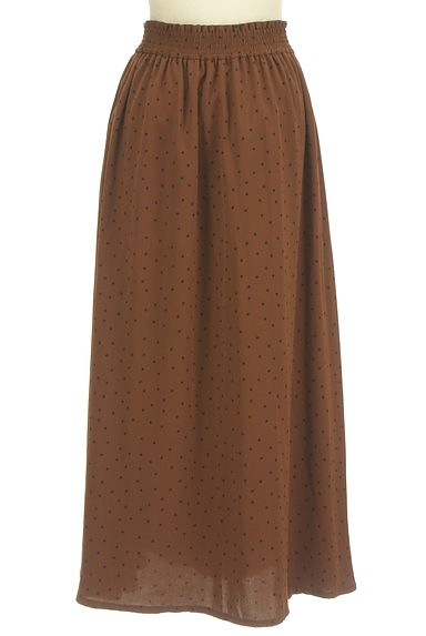 BEAMS Women's（ビームス　ウーマン）の古着「ドット柄ロングスカート（ロングスカート・マキシスカート）」大画像２へ