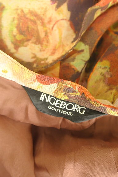 INGEBORG（インゲボルグ）の古着「花柄ティアードロングシフォンスカート（ロングスカート・マキシスカート）」大画像６へ