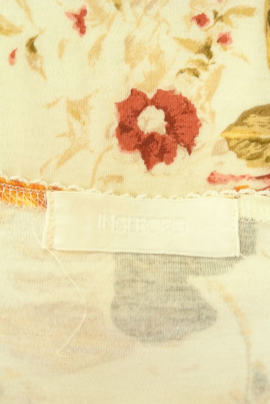 INGEBORG（インゲボルグ）の古着「花柄コンパクトカットソー（カットソー・プルオーバー）」大画像６へ