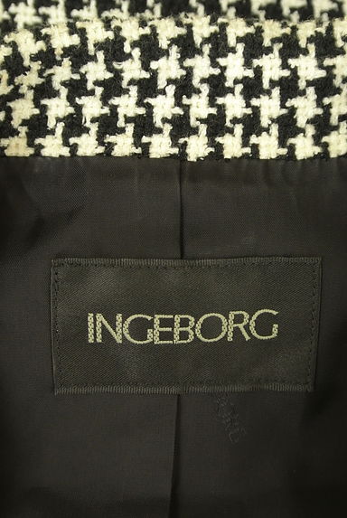INGEBORG（インゲボルグ）の古着「千鳥格子柄フリンジジャケット（ジャケット）」大画像６へ