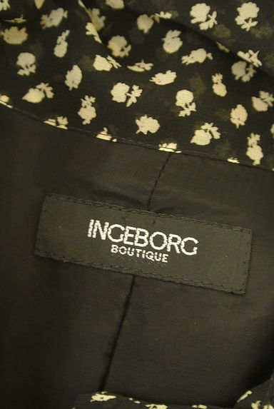 INGEBORG（インゲボルグ）の古着「花総柄膝下シフォンワンピース（ワンピース・チュニック）」大画像６へ