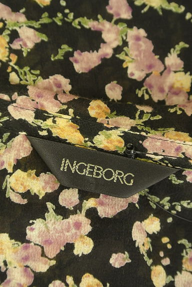 INGEBORG（インゲボルグ）の古着「花柄シフォンブラウス（ブラウス）」大画像６へ