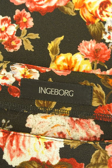 INGEBORG（インゲボルグ）の古着「七分袖花柄カットソー（カットソー・プルオーバー）」大画像６へ