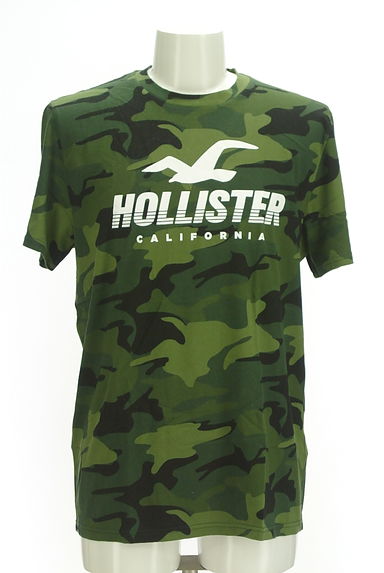 Hollister Co.（ホリスター）の古着「迷彩柄ロゴTシャツ（Ｔシャツ）」大画像１へ