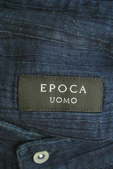 EPOCA UOMO（エポカ　ウォモ）の古着「バンドカラーストレッチ楊柳シャツ（カジュアルシャツ）」大画像６へ