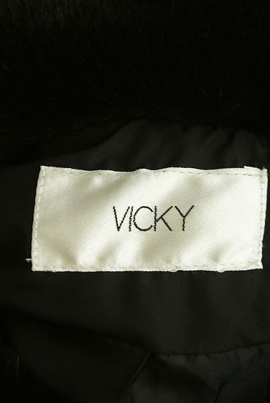 VICKY（ビッキー）の古着「中綿入りペプラムショートコート（コート）」大画像６へ