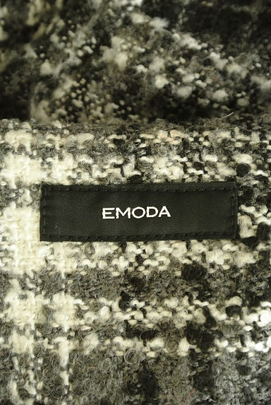 EMODA（エモダ）の古着「ジップアップチェックブルゾン（ブルゾン・スタジャン）」大画像６へ