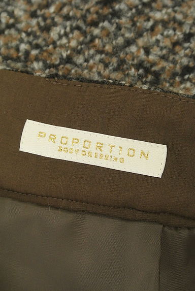 PROPORTION BODY DRESSING（プロポーションボディ ドレッシング）の古着「ウールライク膝丈フレアスカート（スカート）」大画像６へ