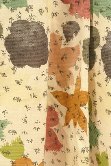 Jocomomola（ホコモモラ）の古着「草花模様膝丈ワンピース（ワンピース・チュニック）」大画像５へ