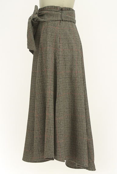 Mila Owen（ミラオーウェン）の古着「ベルト付きイレギュラーヘムロングスカート（ロングスカート・マキシスカート）」大画像３へ