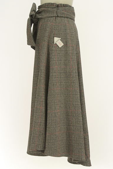 Mila Owen（ミラオーウェン）の古着「ベルト付きイレギュラーヘムロングスカート（ロングスカート・マキシスカート）」大画像４へ