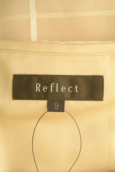 Reflect（リフレクト）の古着「サテンベルト付きチェック柄膝丈シフォンワンピ（ワンピース・チュニック）」大画像６へ