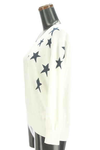 Jines（ジネス）の古着「星柄Ｖネックニット（ニット）」大画像３へ