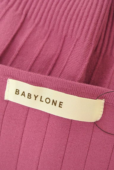 BABYLONE（バビロン）の古着「ボリューム袖凹凸ストライプニット（ニット）」大画像６へ