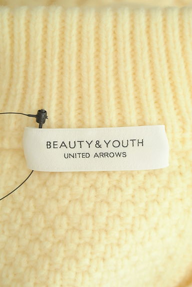 BEAUTY&YOUTH（ビューティ＆ユース）の古着「ケーブル編みノースリオーバーセーター（セーター）」大画像６へ